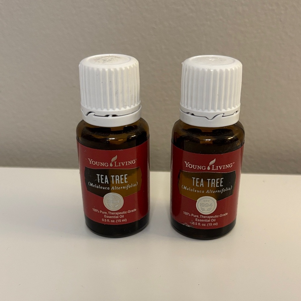 NEW Young Living Tea Tree Essential Oil, 15ml,‎ 2 bottles